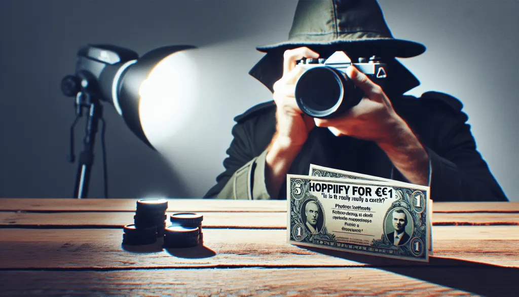 shopify à 1€ : y a t il vraiment un piège ?